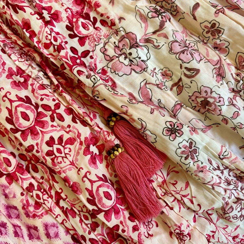 PATCHWORK PRINT MINI DRESS - Picture 8 of 15